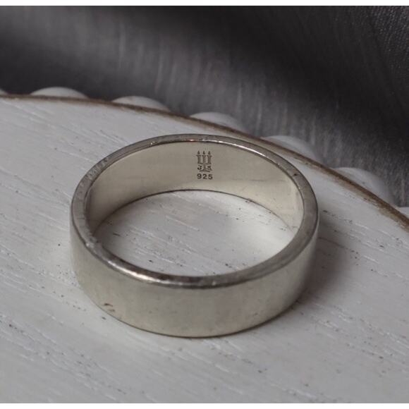 Retired James Avery Men’s Sterling Silver 925 Band 6.45G / Sz 10 / 6mm